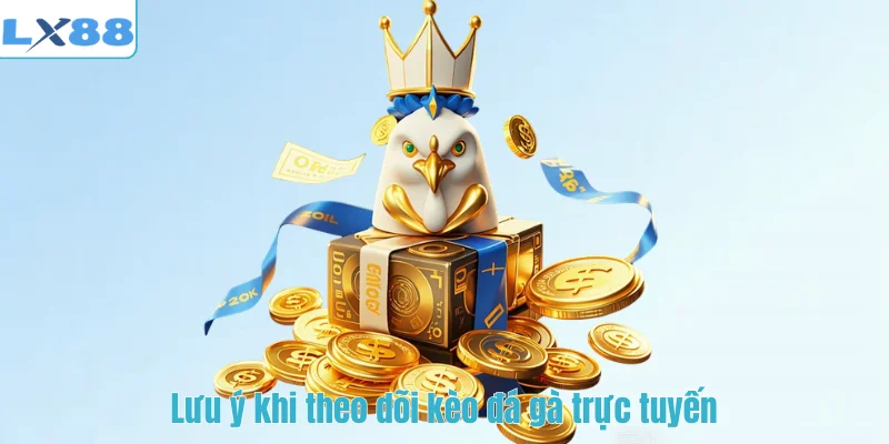 Lưu ý khi theo dõi kèo đá gà trực tuyến